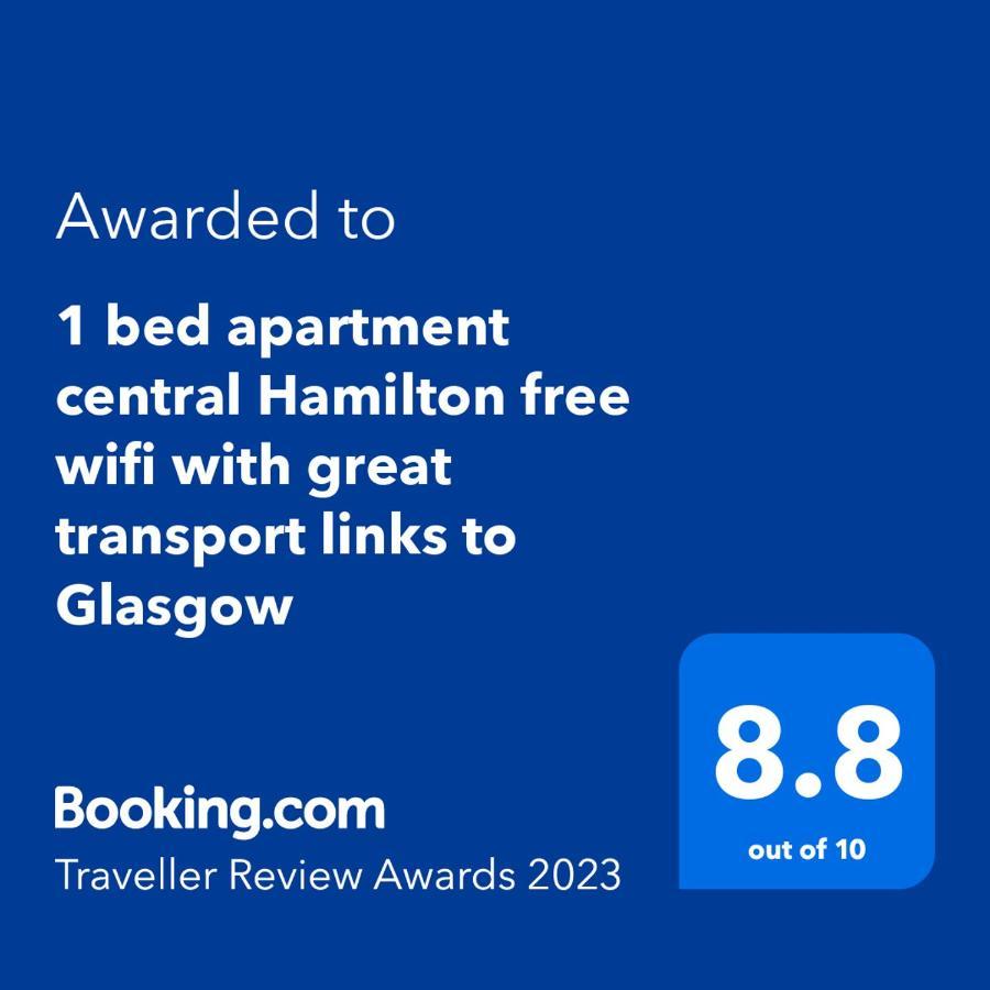 1 Bed Apartment Central Hamilton Free Wifi With Great Transport Links To Glasgow Exterior foto